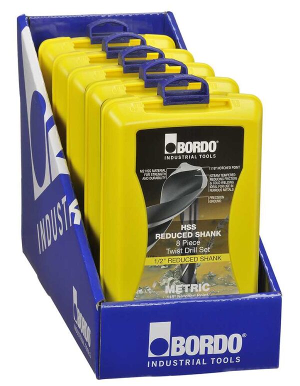14-25mm 8 Pce 1/2" Reduced Shank Drill Set - Image 4